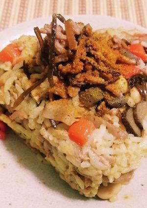 ドライキーマカレー風 味おにぎり-レシピのメイン写真