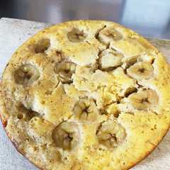 รูปของ 炊飯器で米粉バナナケーキ