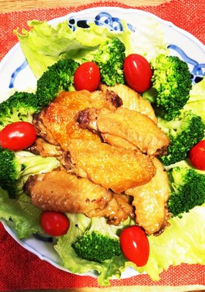 八角を使って、鳥手羽先の甘辛煮-レシピのメイン写真