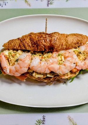 ランチ！水菜タルタルと魚介のサンドイッチ-レシピのメイン写真