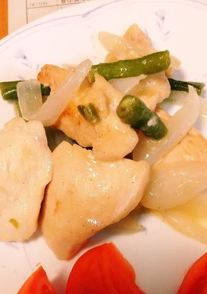 鶏胸肉のガリバタレモン焼き-レシピのメイン写真