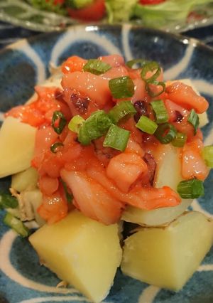 【おつまみに】じゃがいもと明太いかで-レシピのメイン写真
