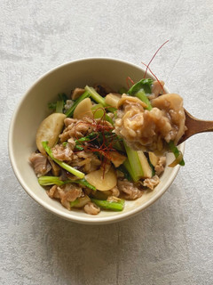 カブと小松菜のオイスターソース肉うま煮-レシピのメイン写真