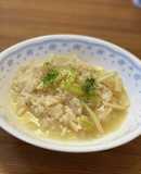 アスパラのゆで汁活用　やさしいリゾット