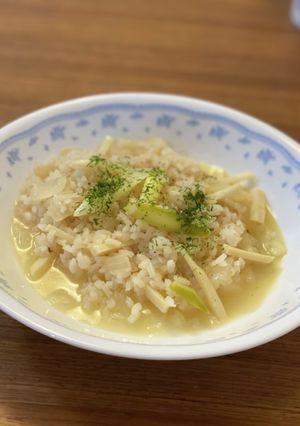 アスパラのゆで汁活用　やさしいリゾット-レシピのメイン写真
