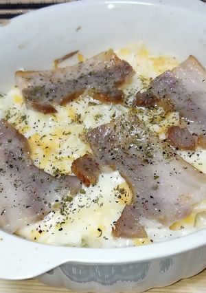ベーコンチーズたまねぎのトースター焼き-レシピのメイン写真