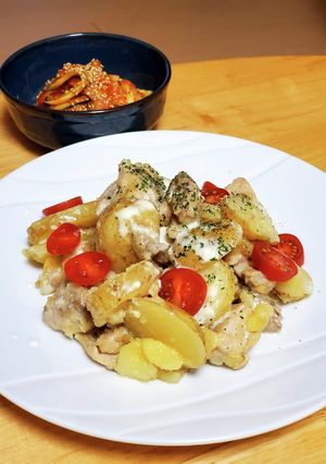 味付2つだけ！鶏もも&新ジャガの照焼き-レシピのメイン写真