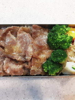 高校生弁当覚え書き21 塩ダレ焼き豚弁当-レシピのメイン写真
