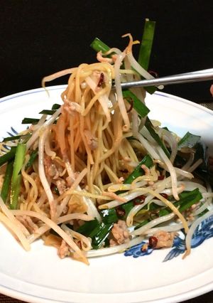 コスパ◎節約レシピ・【もやし焼きそば】-レシピのメイン写真