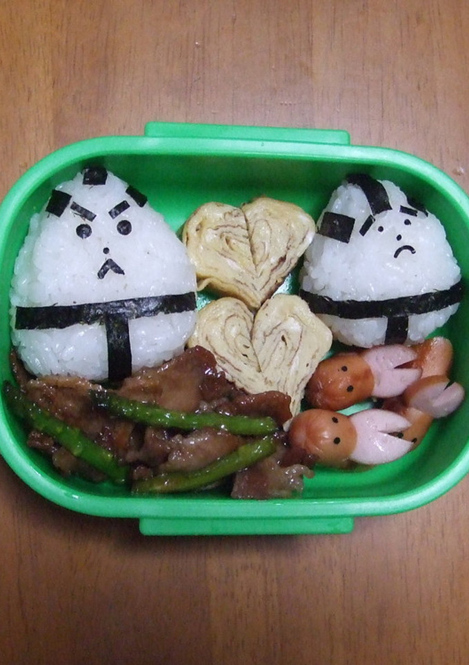 キャラ弁　お相撲さん 第２弾-レシピのメイン写真