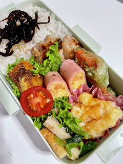 鯖カレー焼きとハム巻き卵焼き弁当-レシピのメイン写真