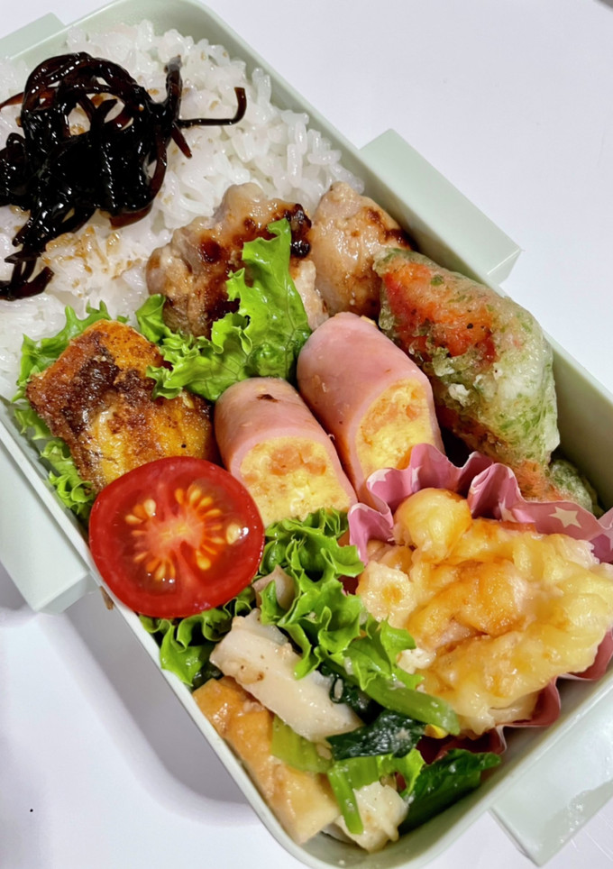 鯖カレー焼きとハム巻き卵焼き弁当-レシピのメイン写真