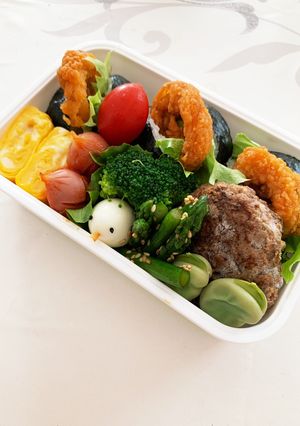 小5息子の塾弁2022.05.22-レシピのメイン写真
