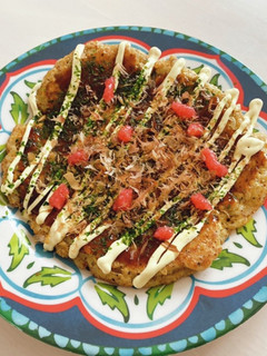 残りご飯とオートミールでお好み焼き風★-レシピのメイン写真