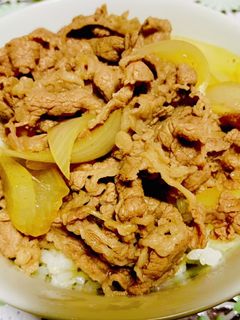 牛丼-レシピのメイン写真