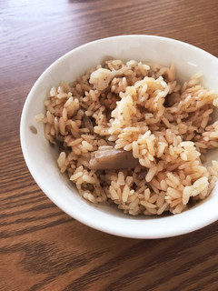 炒り鷄や煮物の残りで炊き込みご飯♪-レシピのメイン写真