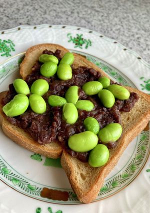 なんちゃってズボラずんだトースト♪-レシピのメイン写真