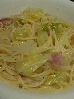 キャベツとベーコンのスープパスタ-レシピのメイン写真