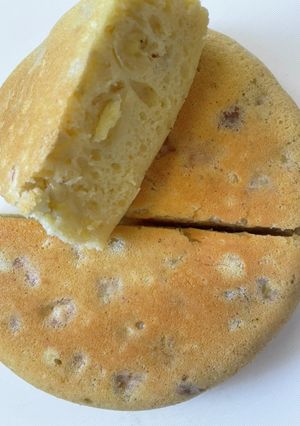 【離乳食後期にも】炊飯器でバナナ蒸しパン-レシピのメイン写真
