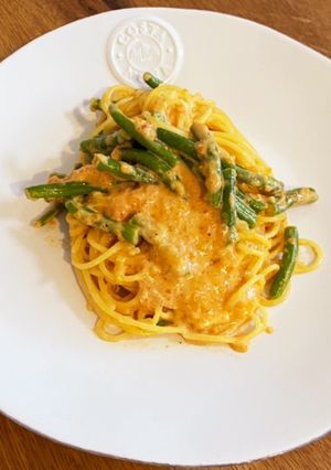 アメリケーヌソースとクリームのパスタ-レシピのメイン写真