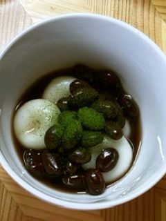 【黒豆】白玉だんご-レシピのメイン写真