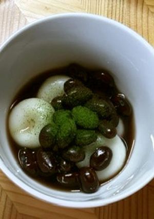 【黒豆】白玉だんご-レシピのメイン写真