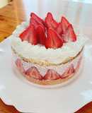 イチゴフルーチェムースケーキ