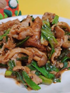 ニラと厚揚げの麻婆炒め-レシピのメイン写真