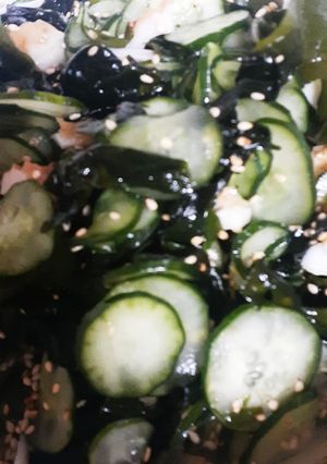 きゅうりわかめかにかまの酢の物-レシピのメイン写真