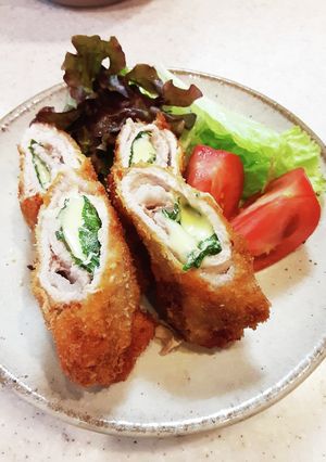 子ども大好き！豚カツ　しそチーズ巻き-レシピのメイン写真