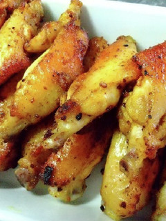 手羽中のカレー粉焼き(娘用)-レシピのメイン写真
