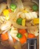糖質ゼロ麺で海鮮あんかけそば