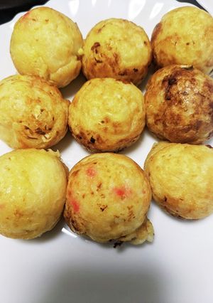 お好み焼き粉でたこ焼き生地-レシピのメイン写真