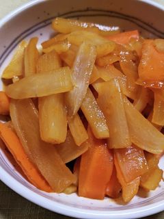 大根と人参のコチジャンきんぴら-レシピのメイン写真