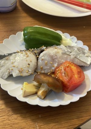 さわらのふっくら蒸し/ヘルシオ-レシピのメイン写真
