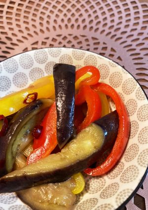 シロさんのナスとパプリカの炒め煮-レシピのメイン写真