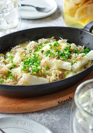 長芋としらすオイル漬けのチーズ焼き-レシピのメイン写真