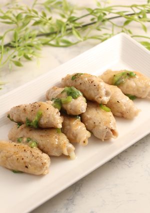 簡単!そらまめのチーズ肉巻-レシピのメイン写真