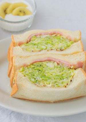 野菜たっぷり！ボリュームサンドイッチ♪-レシピのメイン写真