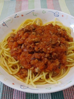 給食人気メニュー スパゲティミートソース-レシピのメイン写真