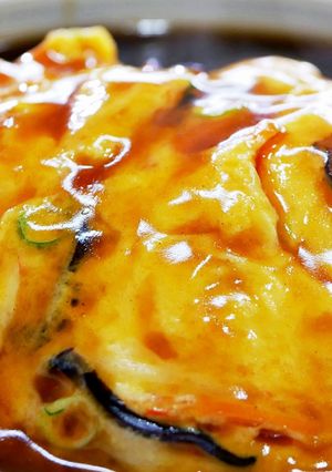 鹿児島・王将の限定メニュー天津飯の作り方-レシピのメイン写真