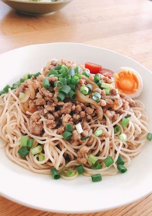 ぶっかけ肉で冷やし中華アレンジ麺-レシピのメイン写真