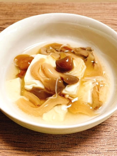 豆腐のきのこ餡かけ-レシピのメイン写真