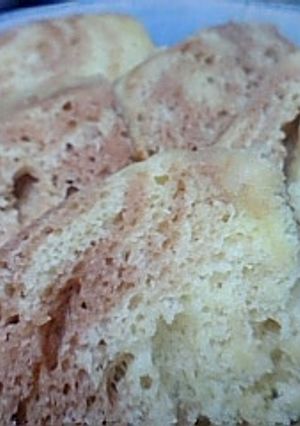 ホットケーキＭＩＸのケーキ（マーブル）-レシピのメイン写真