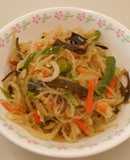 簡単給食 もやしのチャプチェ風炒め