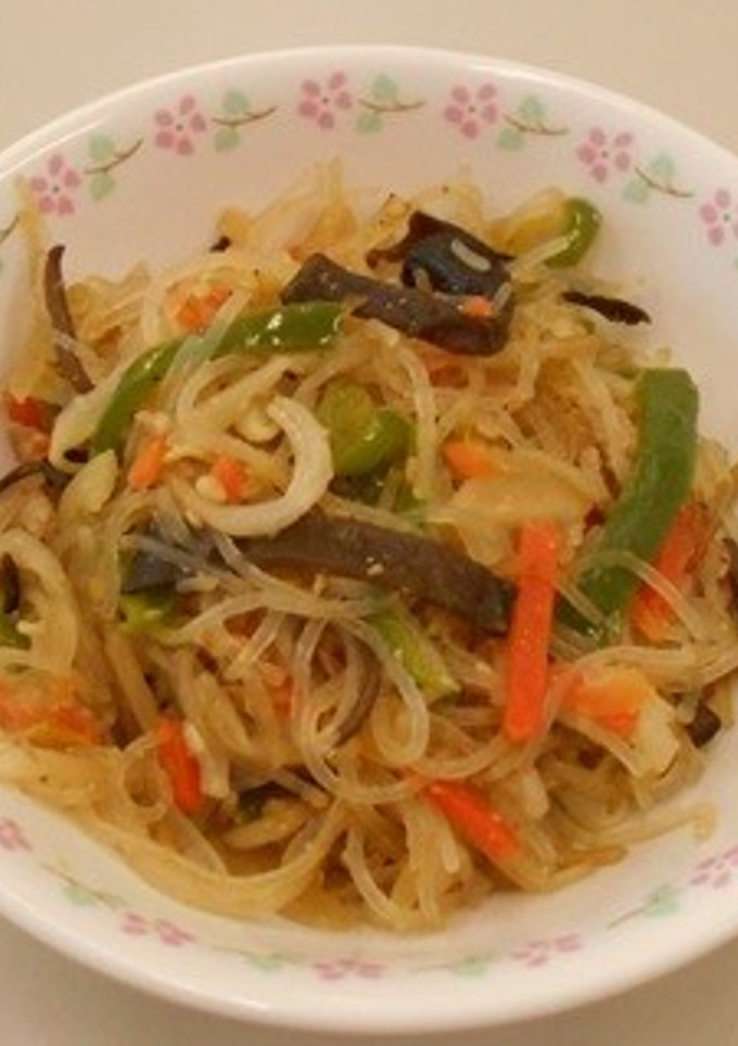 簡単給食 もやしのチャプチェ風炒め-レシピのメイン写真