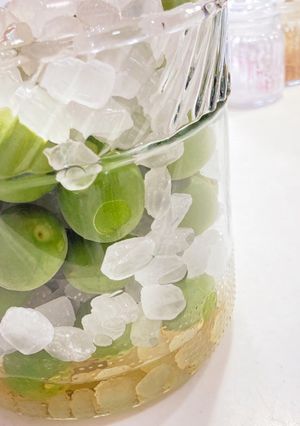 りんご酢入り♪フルーティーな梅シロップ！-レシピのメイン写真