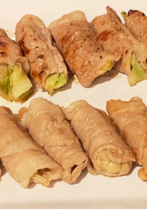 ♡キャベツ&えのきの豚肉2種巻き♡-レシピのメイン写真