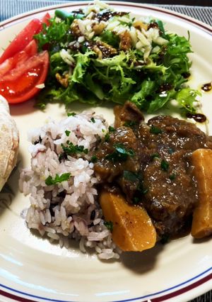 牛すね肉のスイスステーキ風-レシピのメイン写真