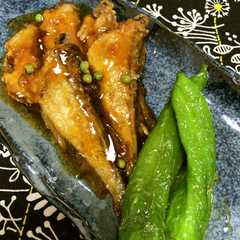 รูปของ 実山椒入り。ハタハタの揚げ煮